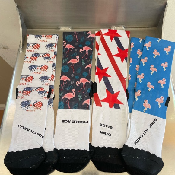 Blank sublimation socks in 6 pair bundles - Picture 2 of 3